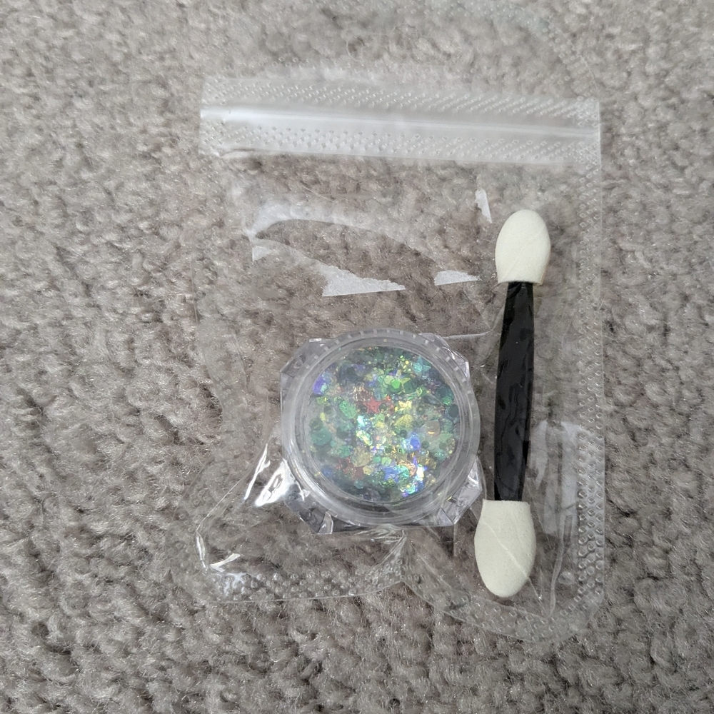 $1 Body glitter and brush